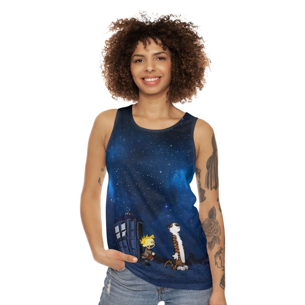 Calvin and Hobbes Unisex Tank Top - women