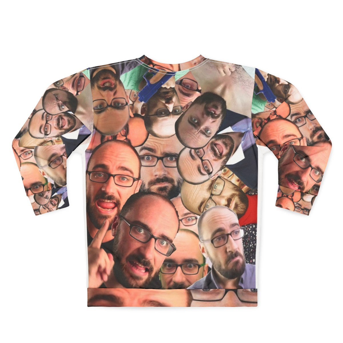 Vsauce YouTube Personality Comedy Sweatshirt - Back