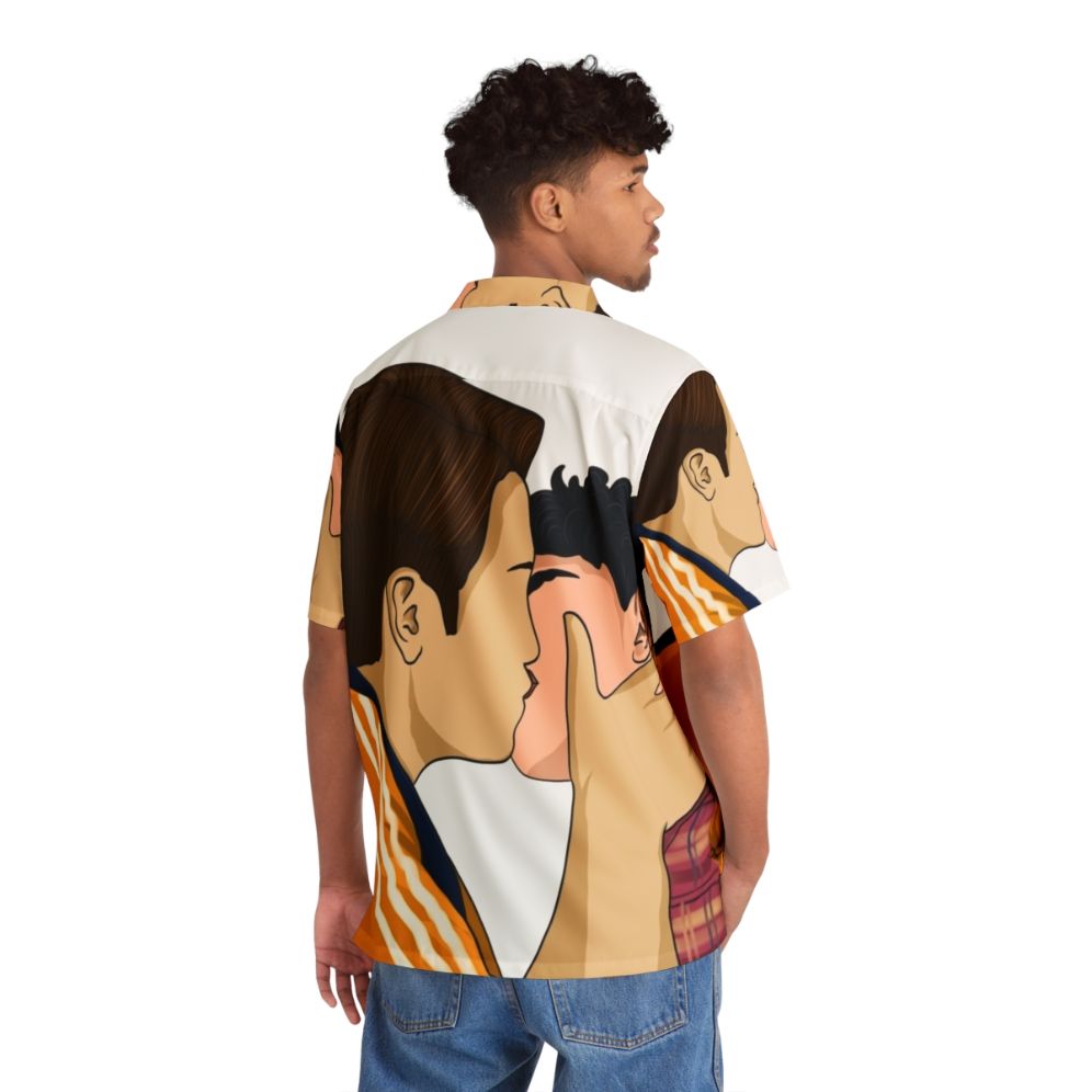 Heartstopper Nick and Charlie Hawaiian Shirt - People Back