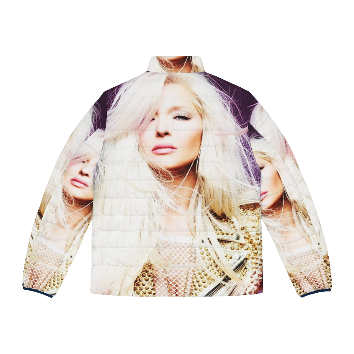 Puffer jacket with Erika Jayne's celebrity-inspired design - Back