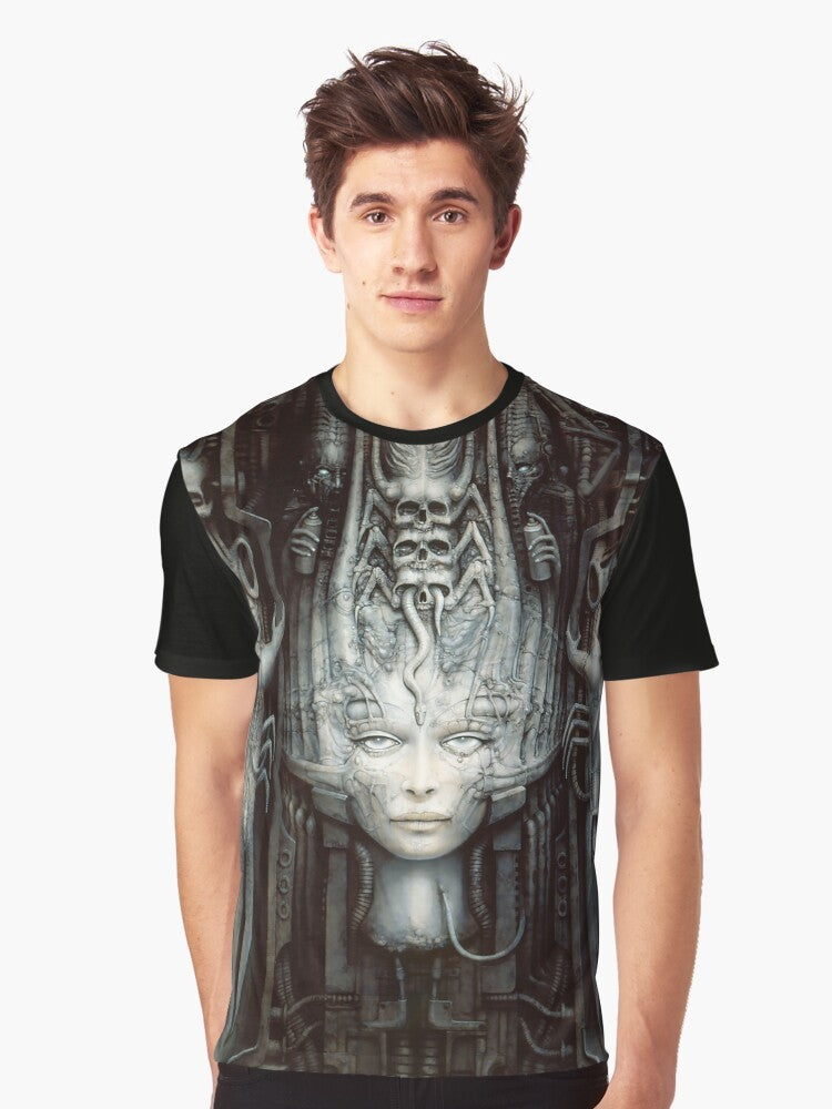 HR Giger Alien Graphic T-Shirt - Men