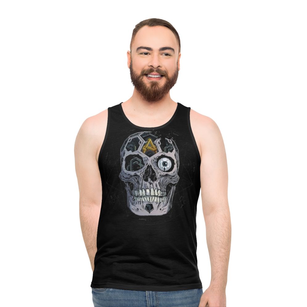 Atreyu "In Our Wake" Skull Design Unisex Tank Top - men