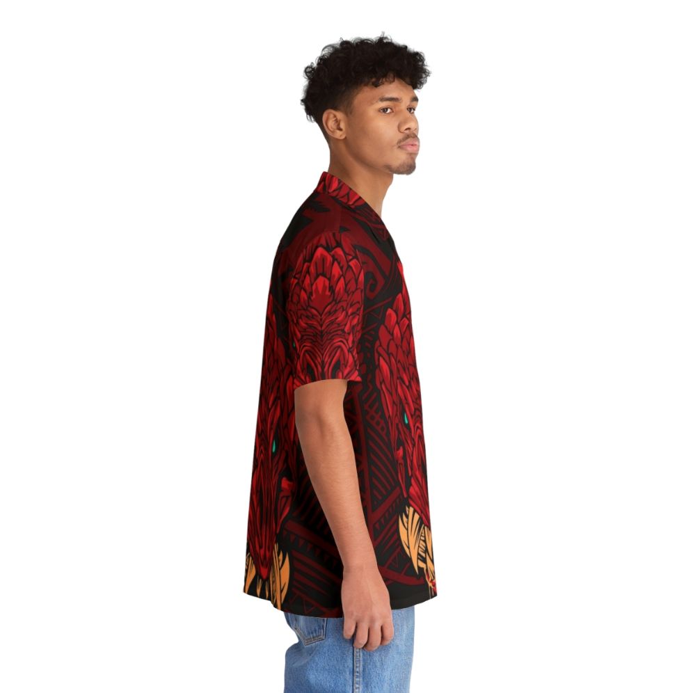 Odogaron Monster Hunter World themed Hawaiian shirt - People Pight