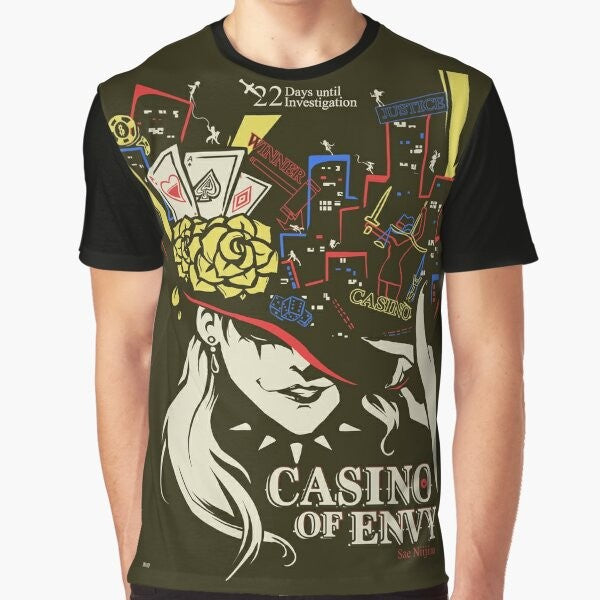 Persona 5 Joker Graphic T-Shirt featuring the leader of the Phantom Thieves