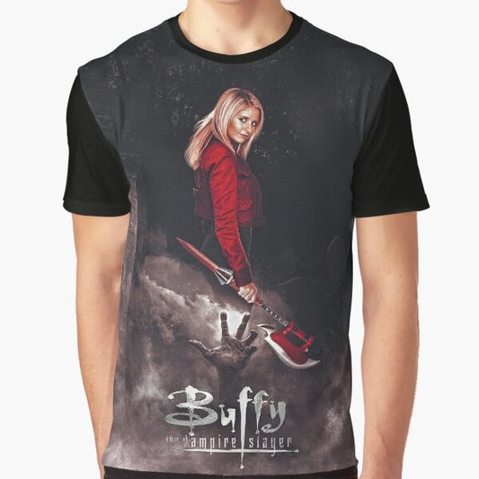 Buffy the Vampire Slayer Scythe Graphic T-Shirt