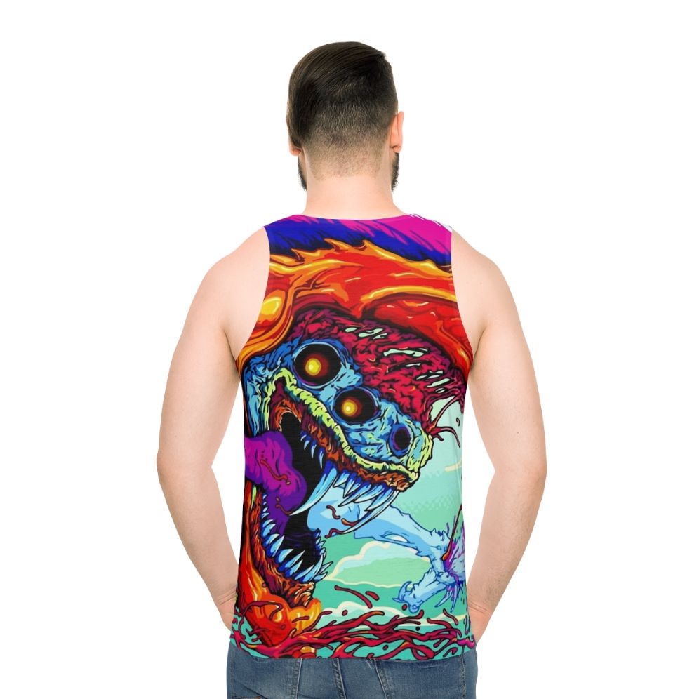 Hyper beast unisex tank top - men back