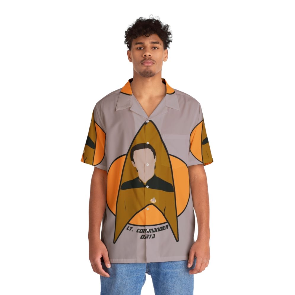 Data Hawaiian Shirt - Star Trek The Next Generation - People Front