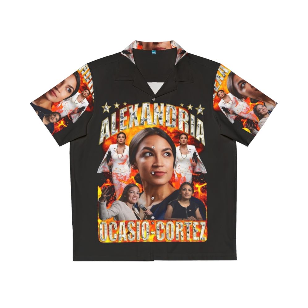 Alexandria Ocasio Cortez Democratic Socialist Hawaiian Shirt