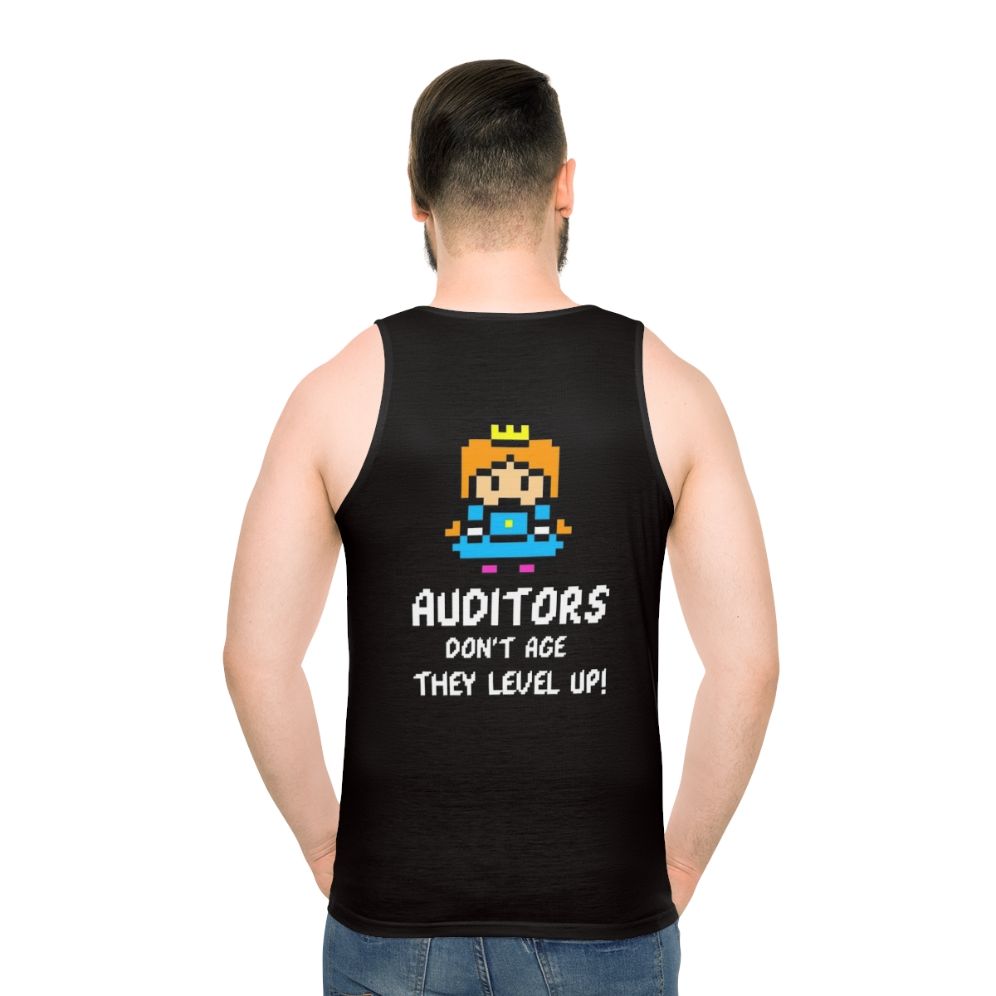 Auditors Don't Age, They Level Up - Unisex Tank Top - men back