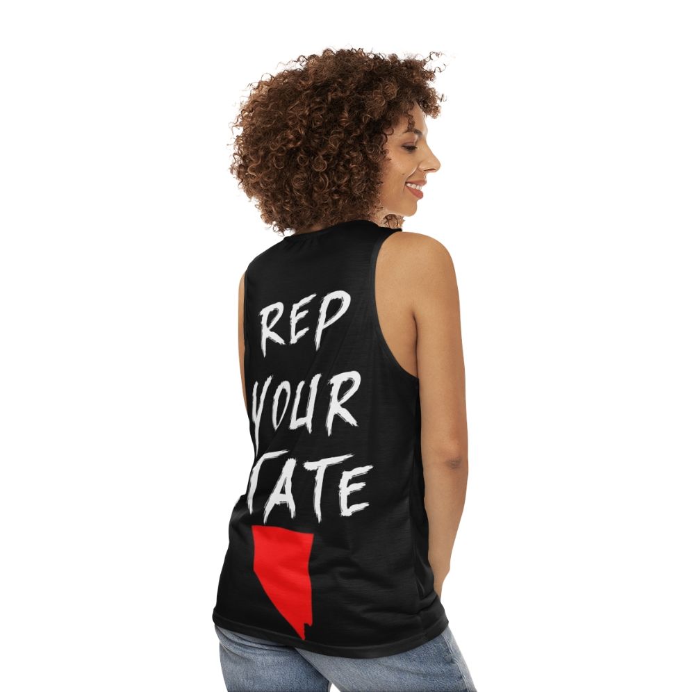 Nevada state pride unisex tank top - women back