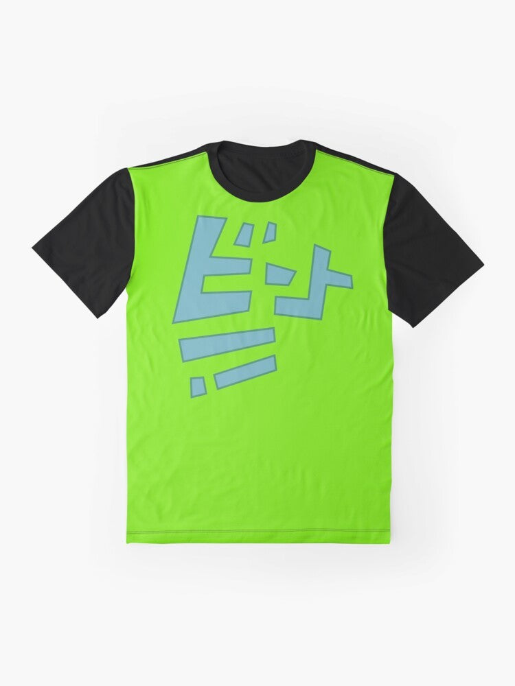 Graphic t-shirt featuring Beat, the character from the video game Jet Set Radio Future - Flat lay