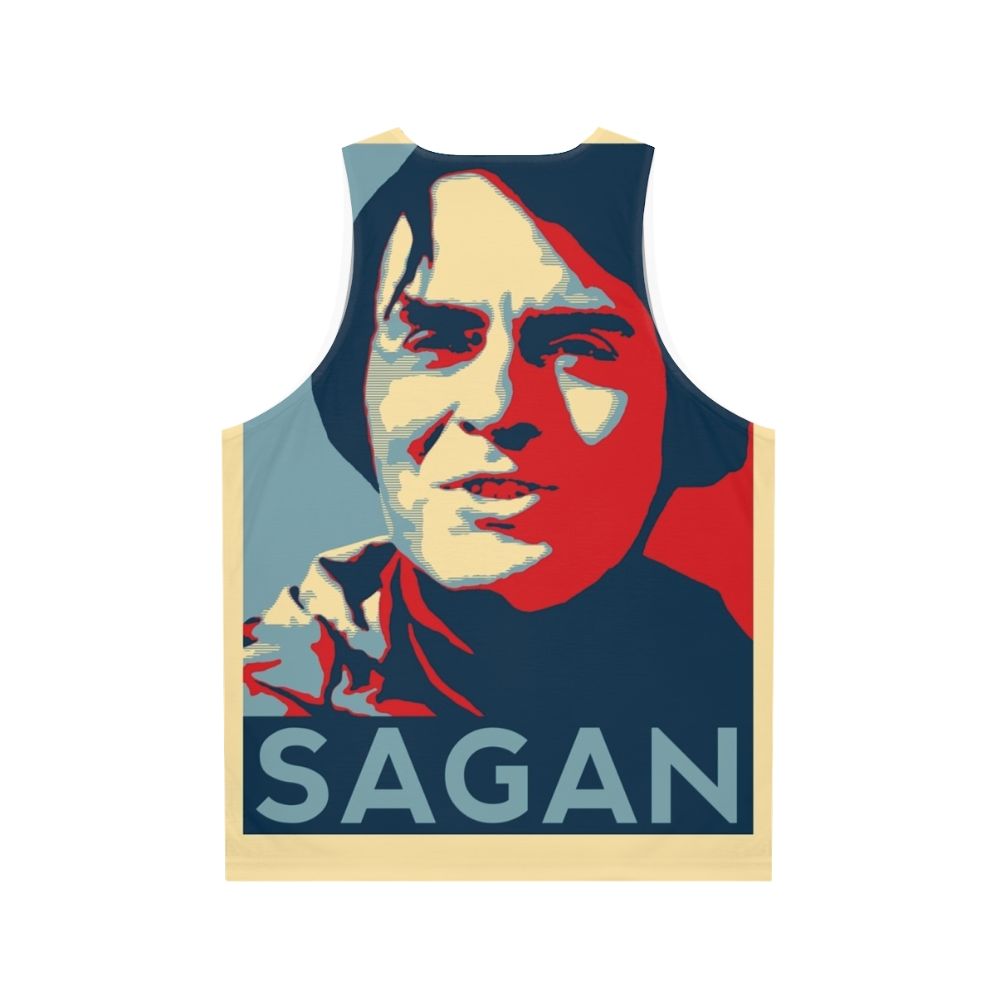 Carl Sagan Unisex Space Exploration Tank Top - Back