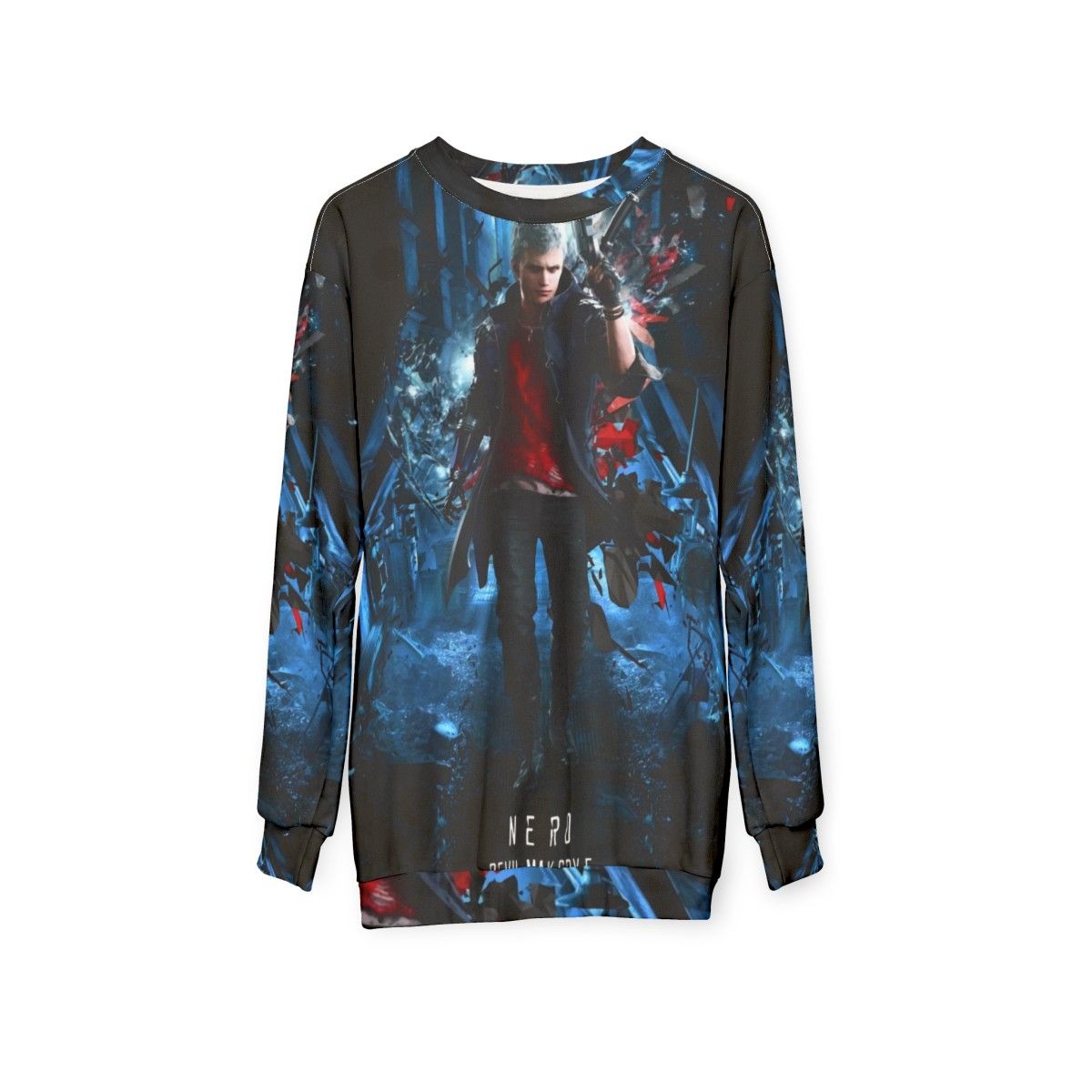 Devil May Cry 5 Nero Gaming Sweatshirt - hanging