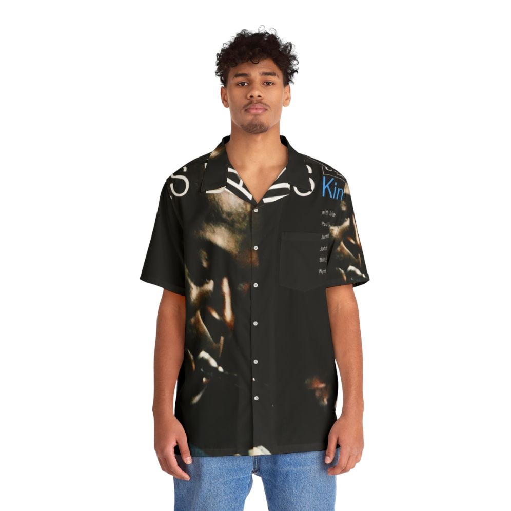 Blue Hawaiian Shirt Inspired by Jazz Icon Miles Davis - People Front