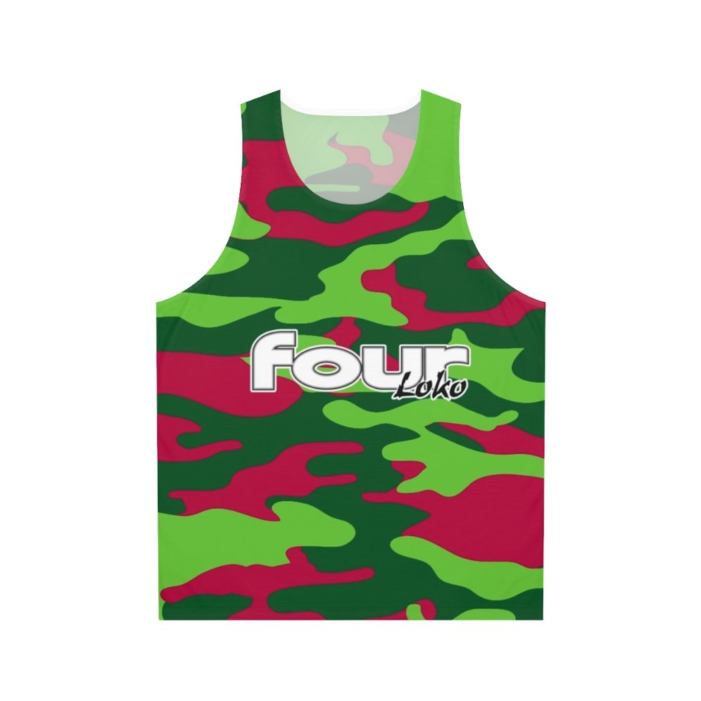 Watermelon Camo 4Loko Unisex Tank Top