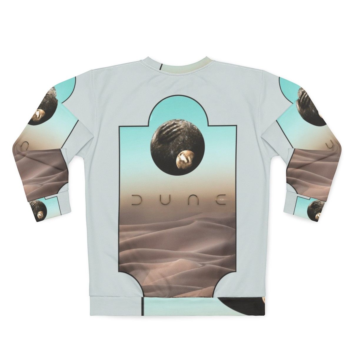 Dune 2020 movie fan art printed sweatshirt - Back