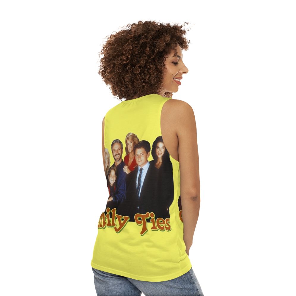 Unisex 80s TV Show Tribute Tank Top - women back