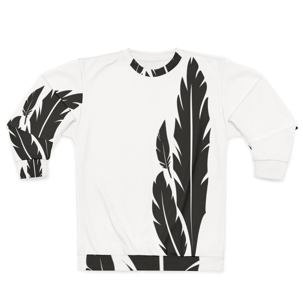 Hawkmoon Destiny 2 Sweatshirt with Black and White Feather Design