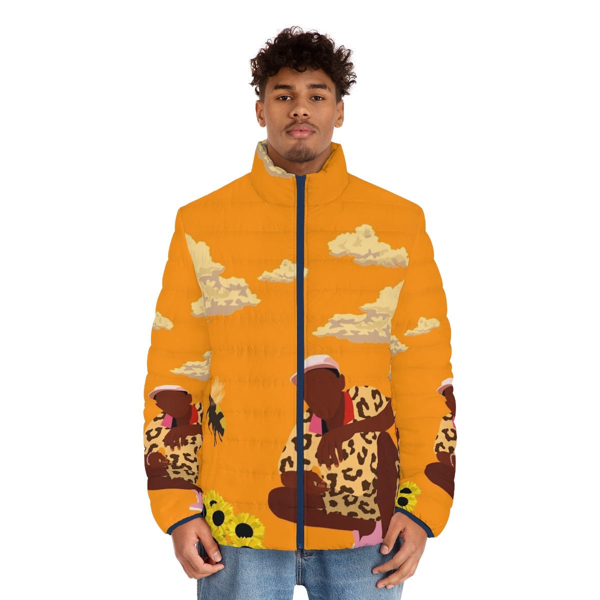 Tyler The Creator Flower Boy Hypebeast Puffer Jacket - men front