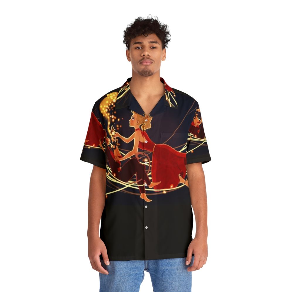 Colorful Hawaiian shirt featuring Catra and Adora from the Netflix series She-Ra and the Princesses of Power - People Front