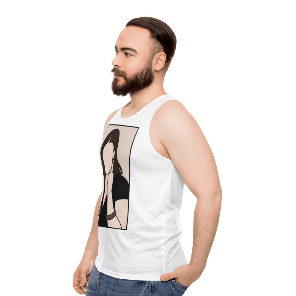 Sex Education Maeve Wiley Unisex Tank Top - men side