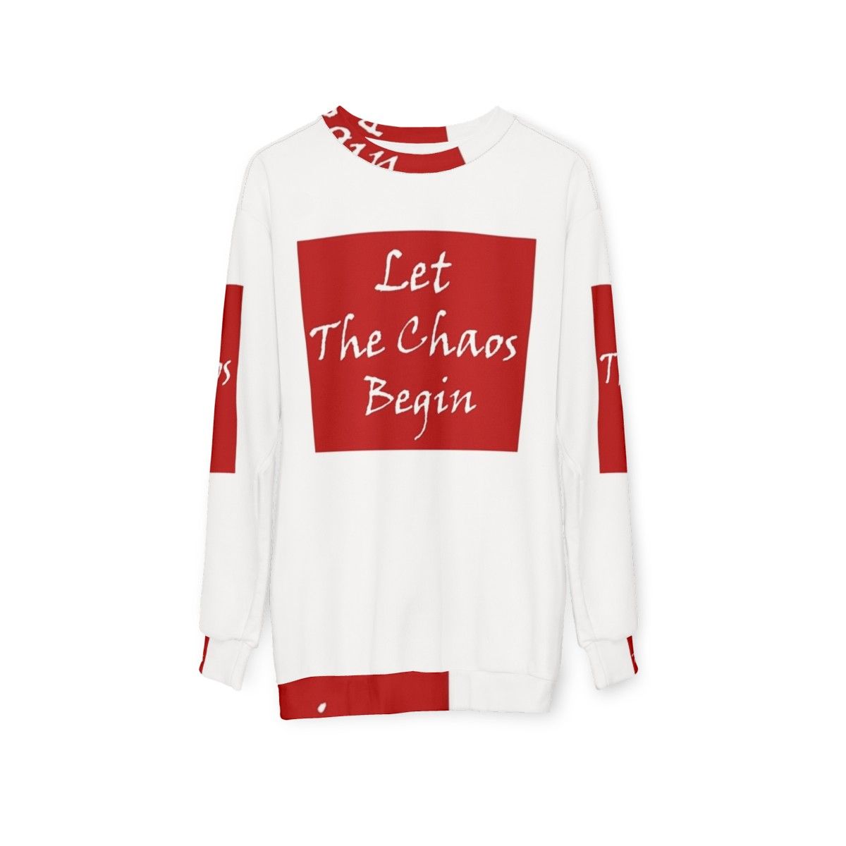 "Let The Chaos Begin" Money Heist Sweatshirt - hanging