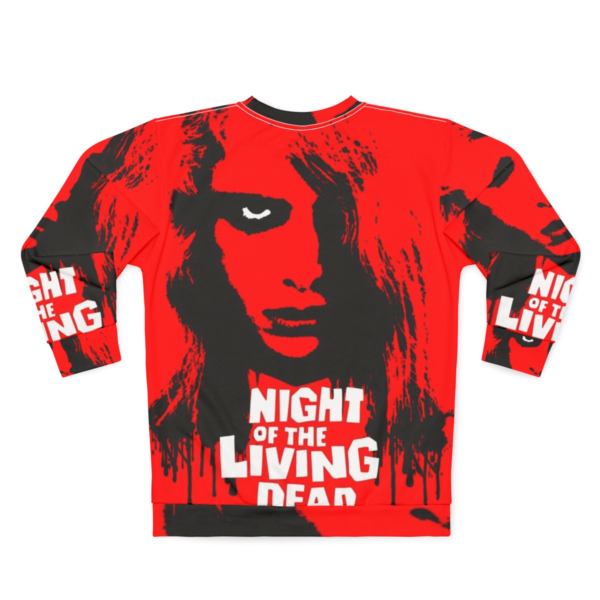 Night of the Living Dead Sweatshirt featuring a zombie graphic - Back