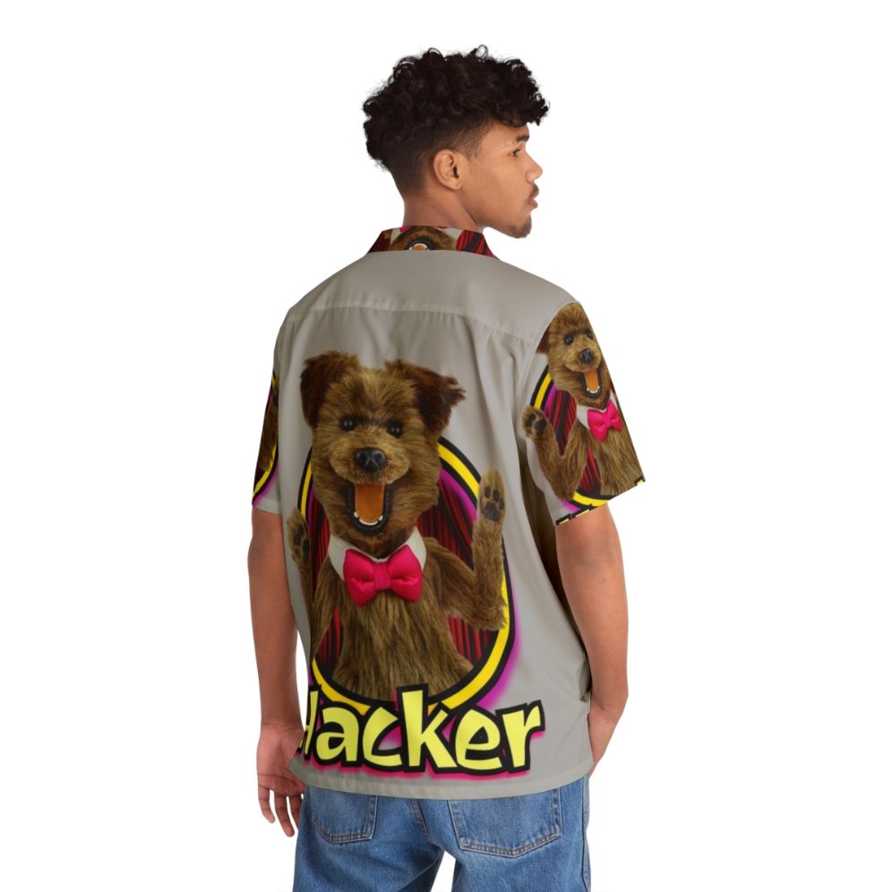 Colourful Hacker Time Hawaiian Shirt featuring puppets and characters - People Back