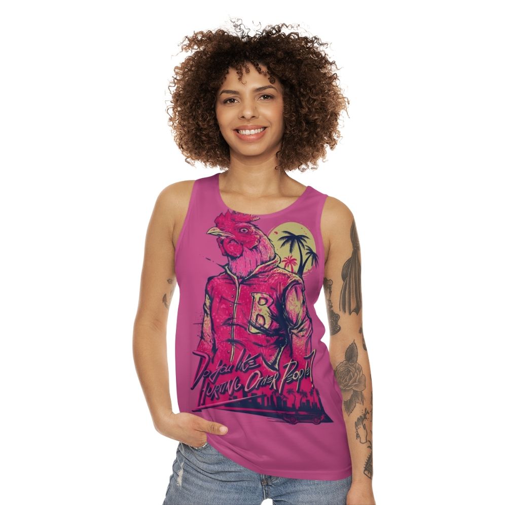 Hotline Miami Richard Unisex Tank Top - women