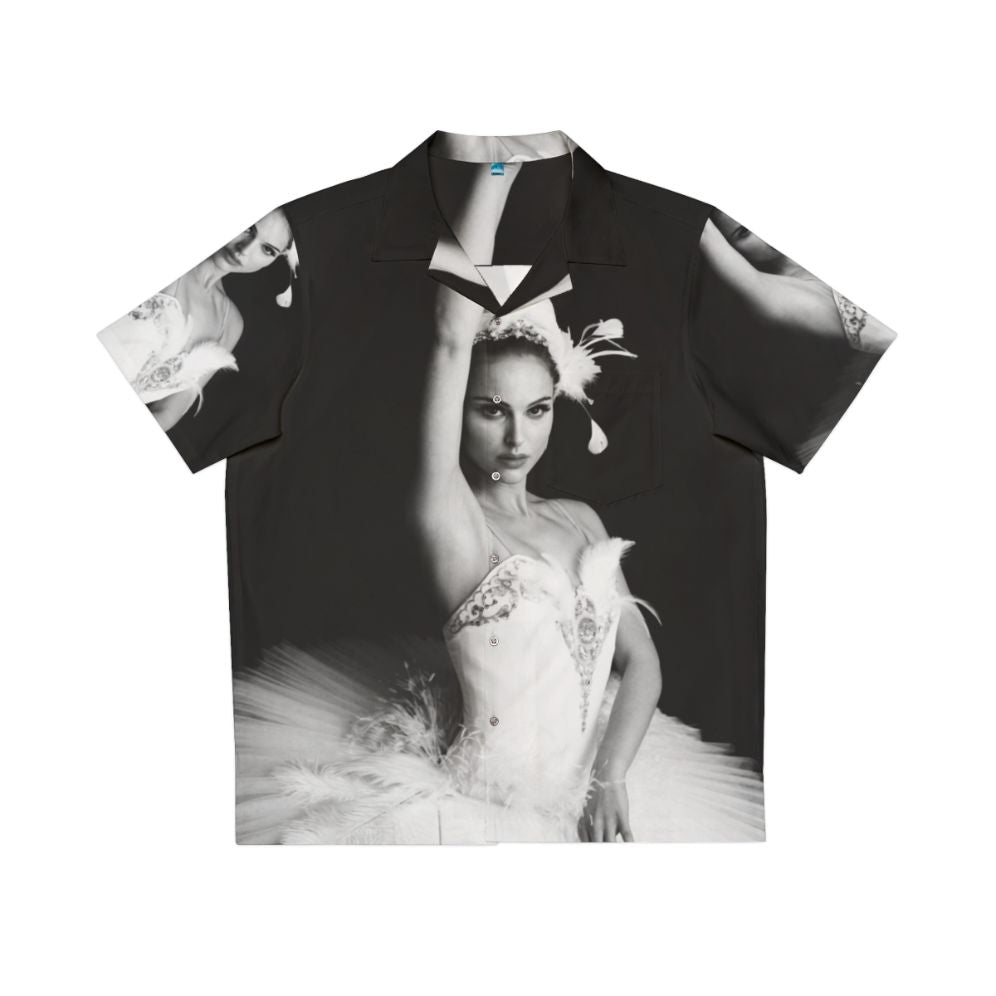 Black Swan Hawaiian Shirt featuring Natalie Portman in ballet attire