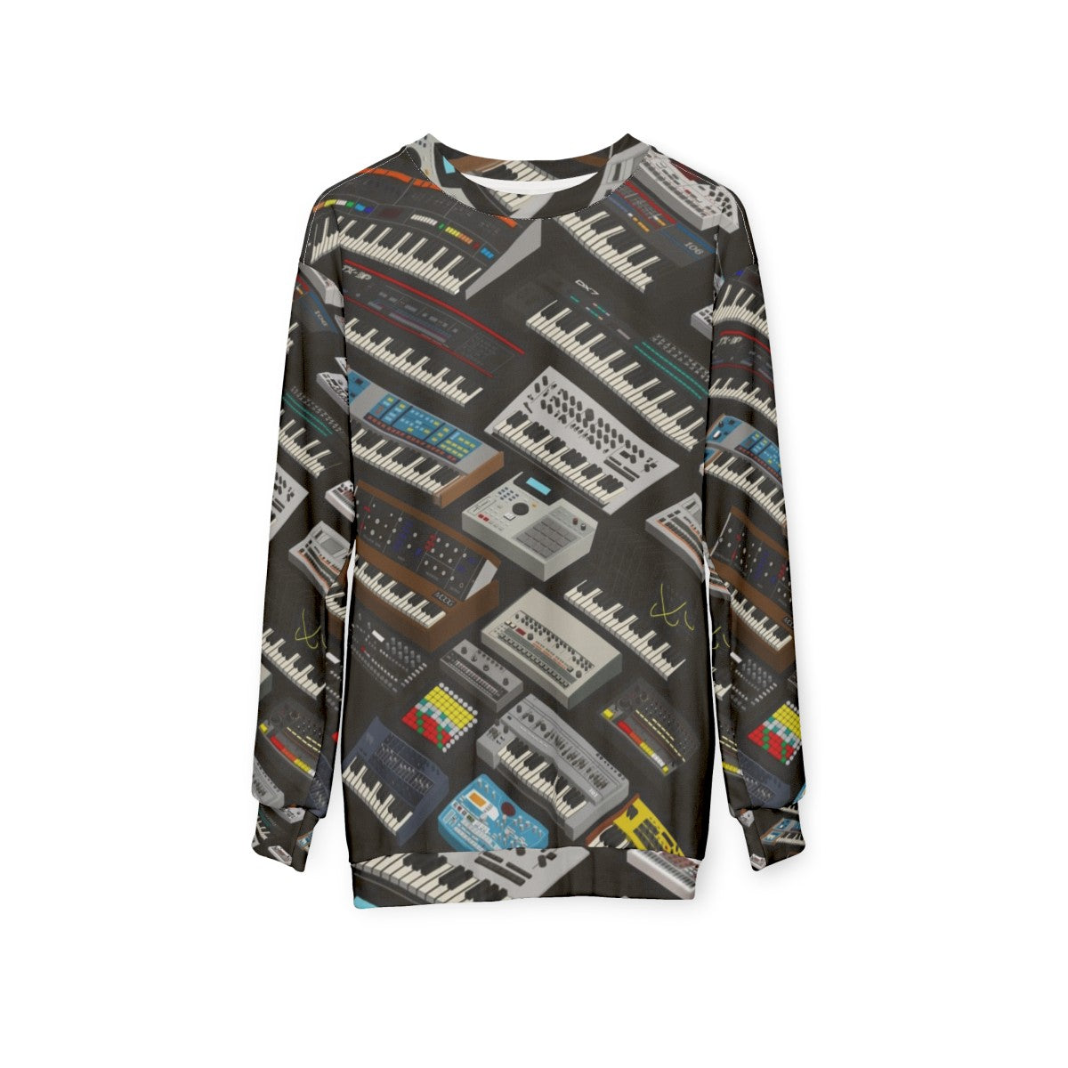 Synthesizer Musician and Collector Sweatshirt - hanging