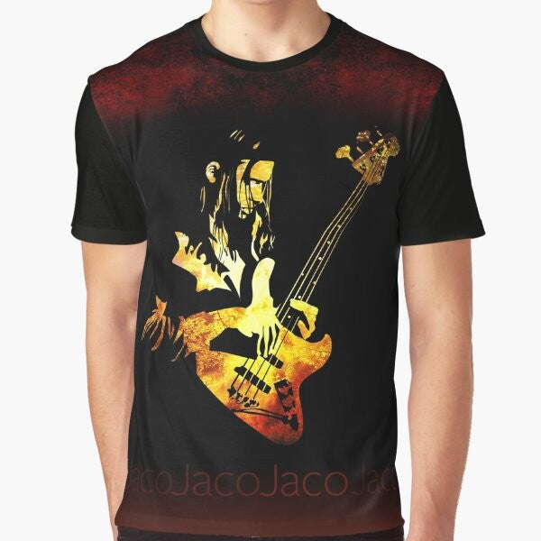 Jaco Pastorius Fender Jazz Bass Graphic T-Shirt