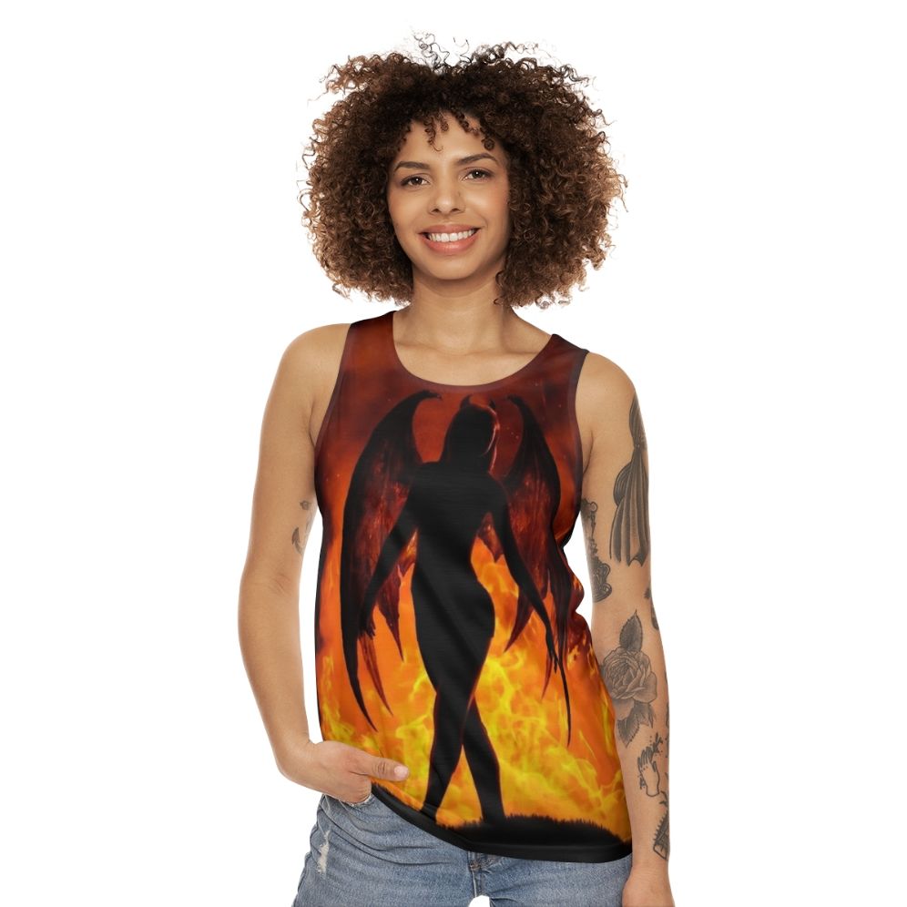 Devil Girl Unisex Tank Top - women