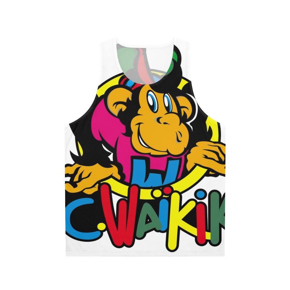 Retro Waikiki Monkey 80s Unisex Tank Top