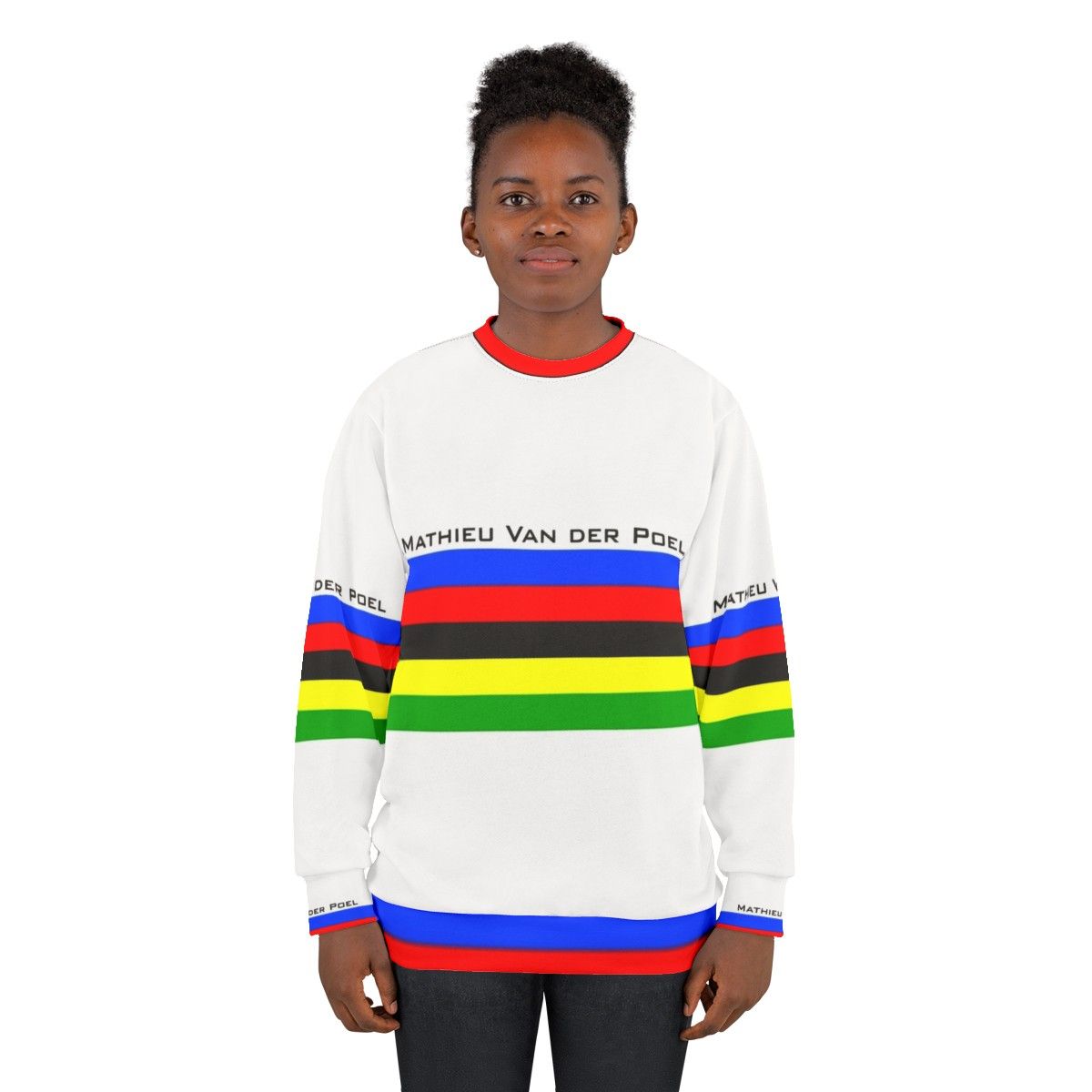 Mathieu Van Der Poel Cycling Champion Sweatshirt - women