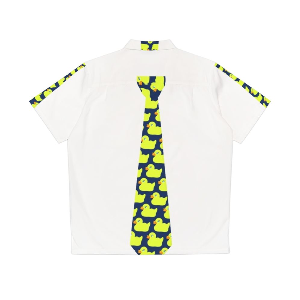 Ducky tie Hawaiian shirt with rubber duckies - Back