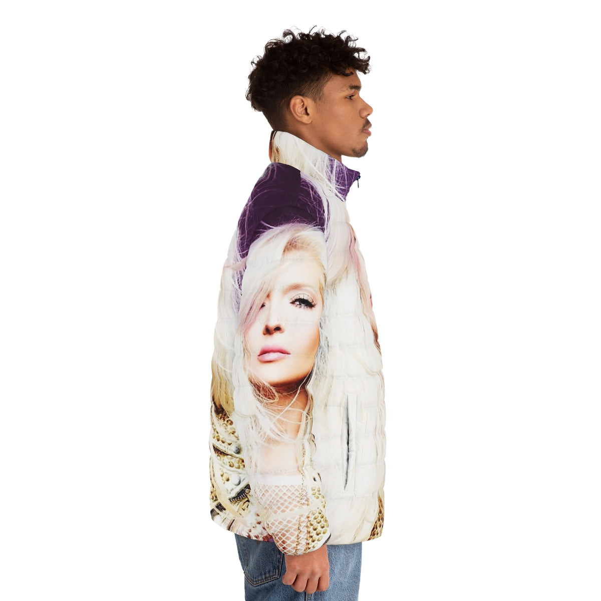 Puffer jacket with Erika Jayne's celebrity-inspired design - men side right