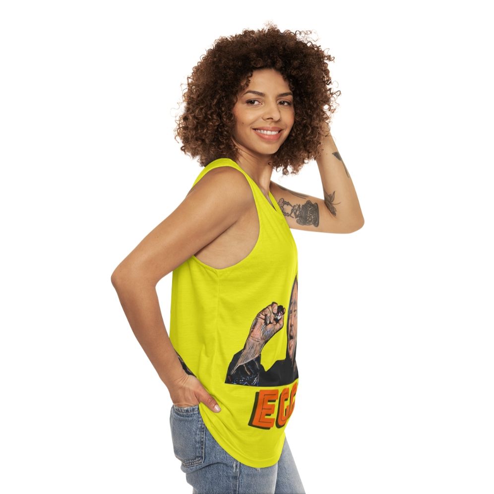 Unisex "Egg Shen" Tank Top Inspired by the 80s Cult Classic Big Trouble in Little China - women side