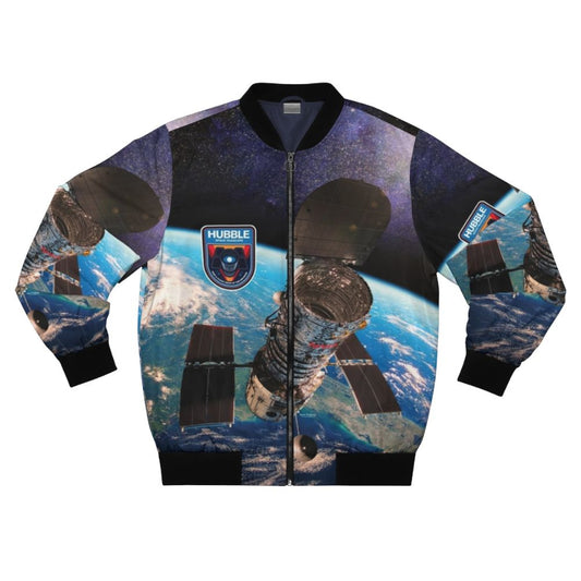 Hubble Space Telescope Bomber Jacket with Astronomy Imagery