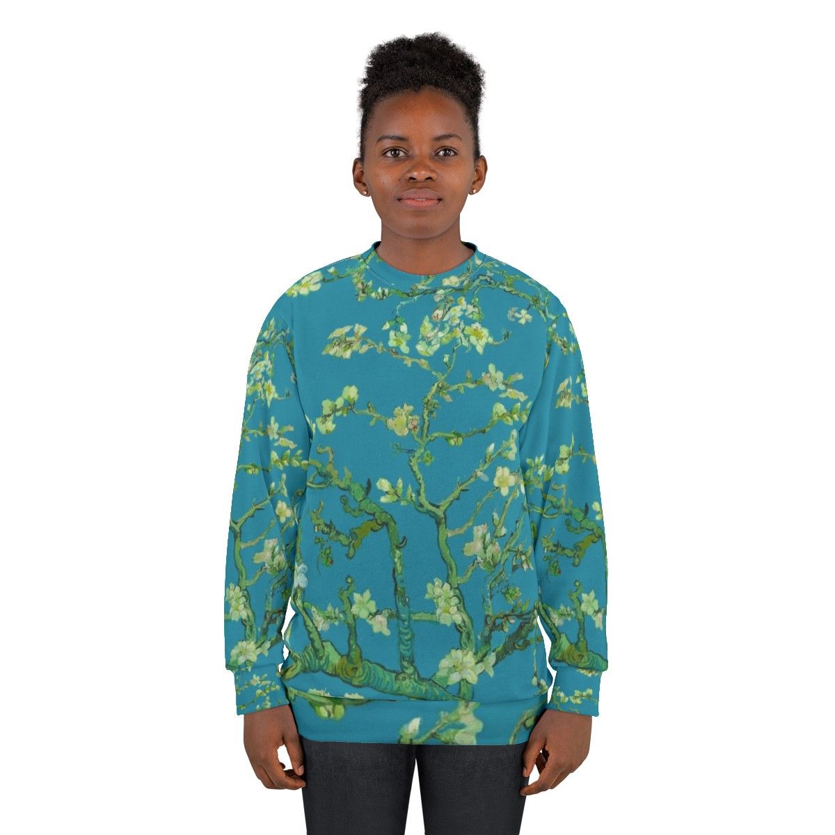 Almond blossom floral sweatshirt - women