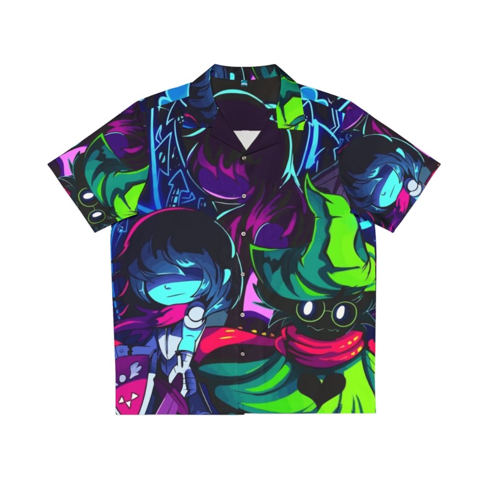 Deltarune Friends Hawaiian Shirt with Kris, Susie, and Ralsei