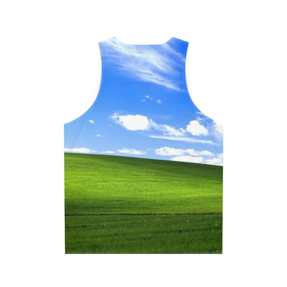 Windows XP Wallpaper Unisex Tank Top - Back