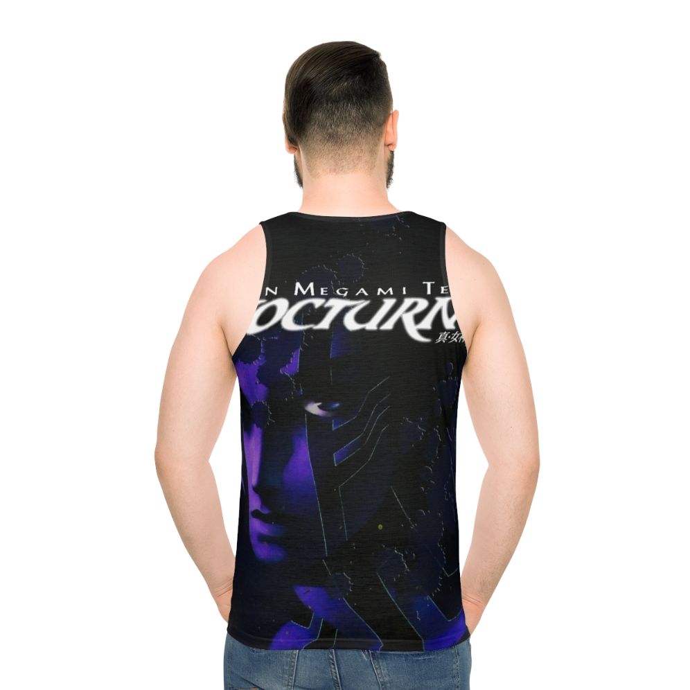 Nocturne Unisex Tank Top - men back