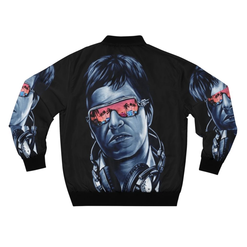 Scarface-inspired Tony Montana Miami bomber jacket - Back