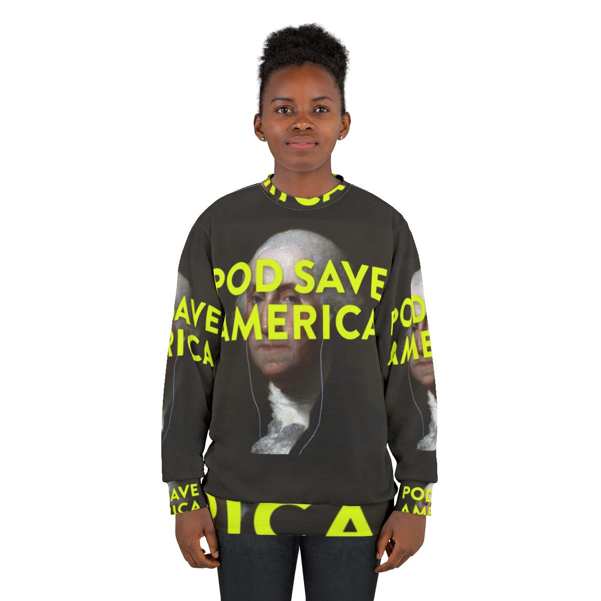 Pod Save America Political Podcast Sweatshirt - women