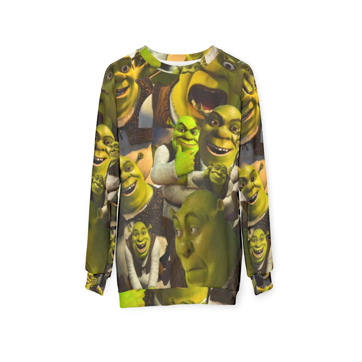 Shrek Inspired Sweatshirt - hanging