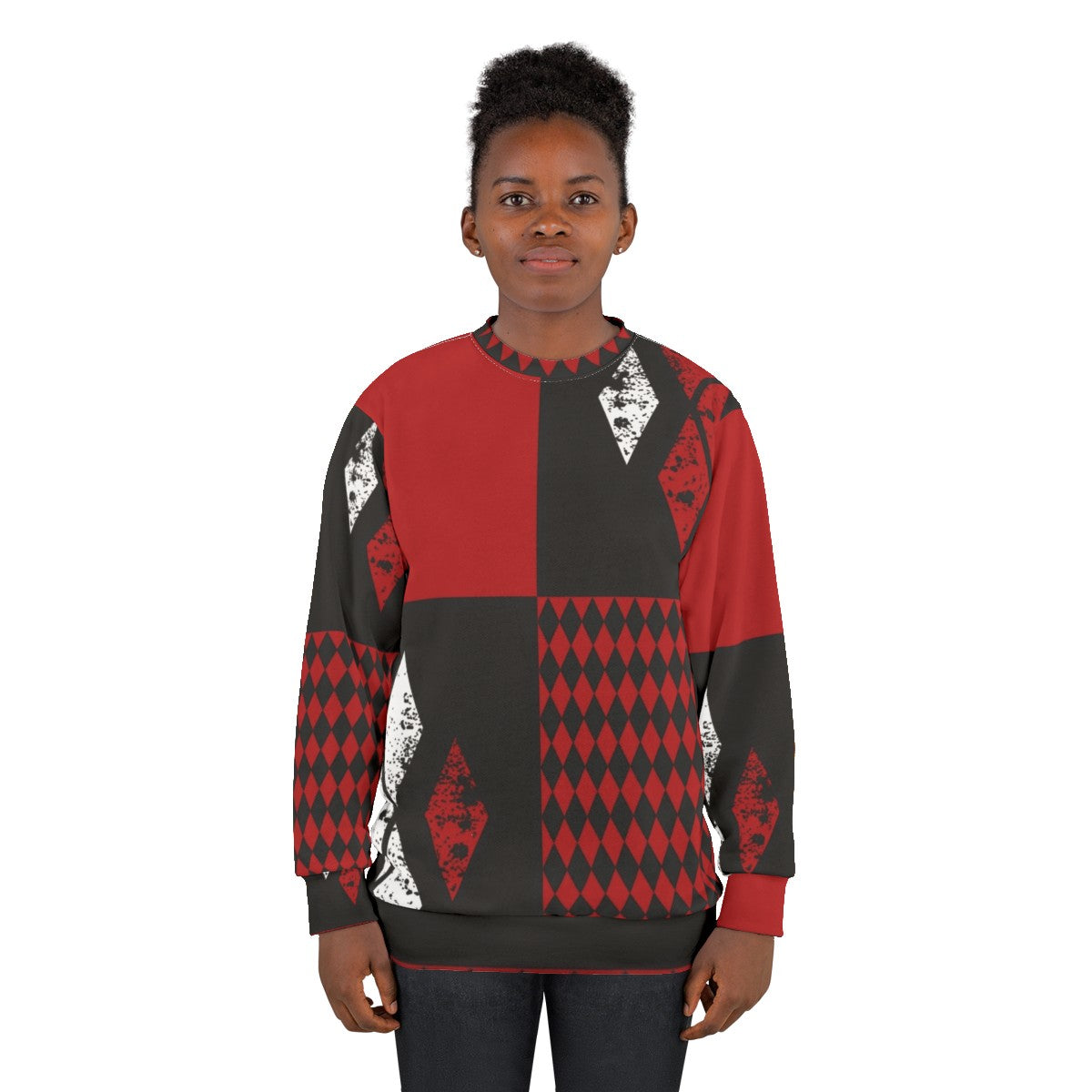 Harley Quinn Diamond Print Sweatshirt - women