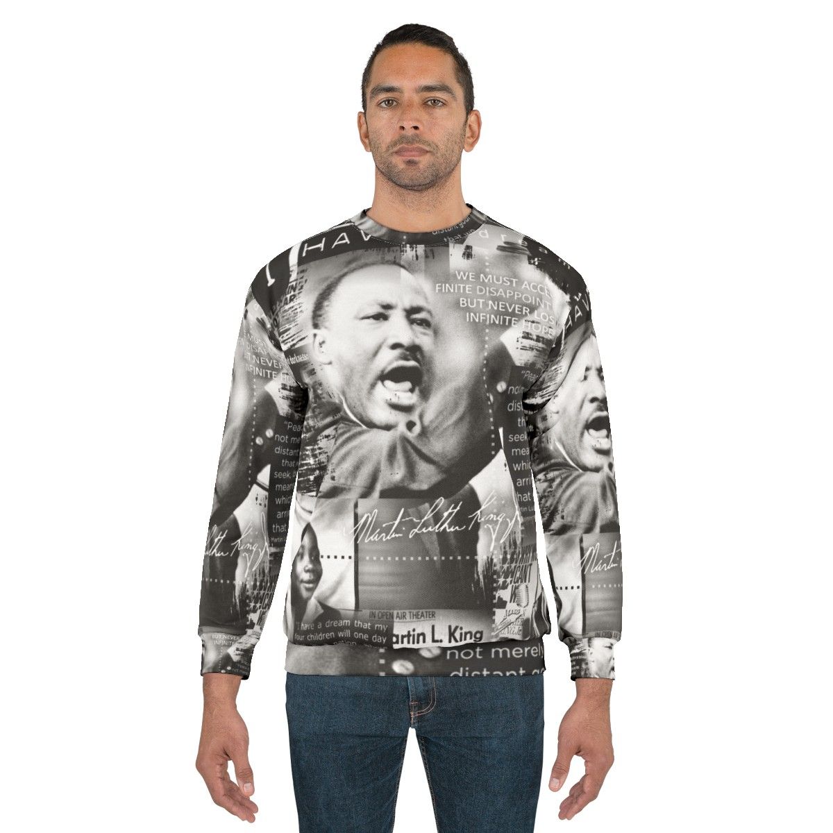 Martin Luther King Jr. Inspirational Graphic Sweatshirt - men