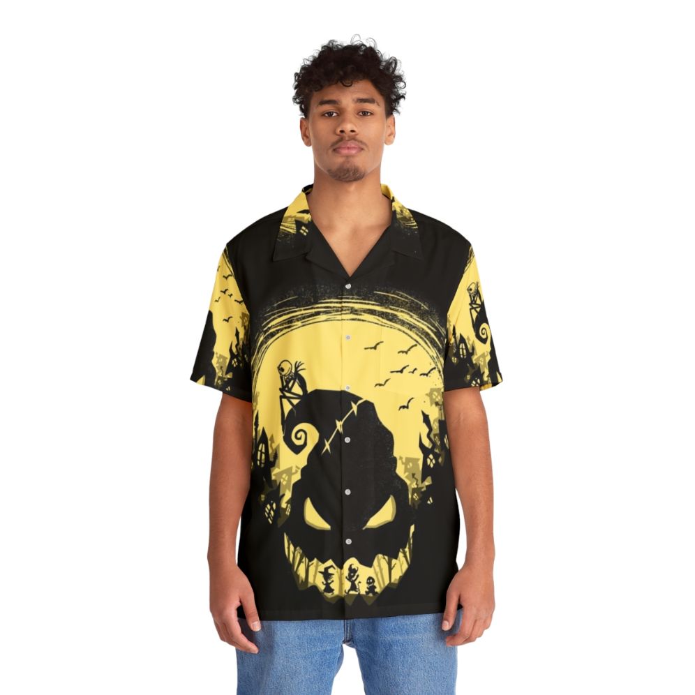 Jack Skellington Nightmare Before Christmas Hawaiian Shirt - People Front