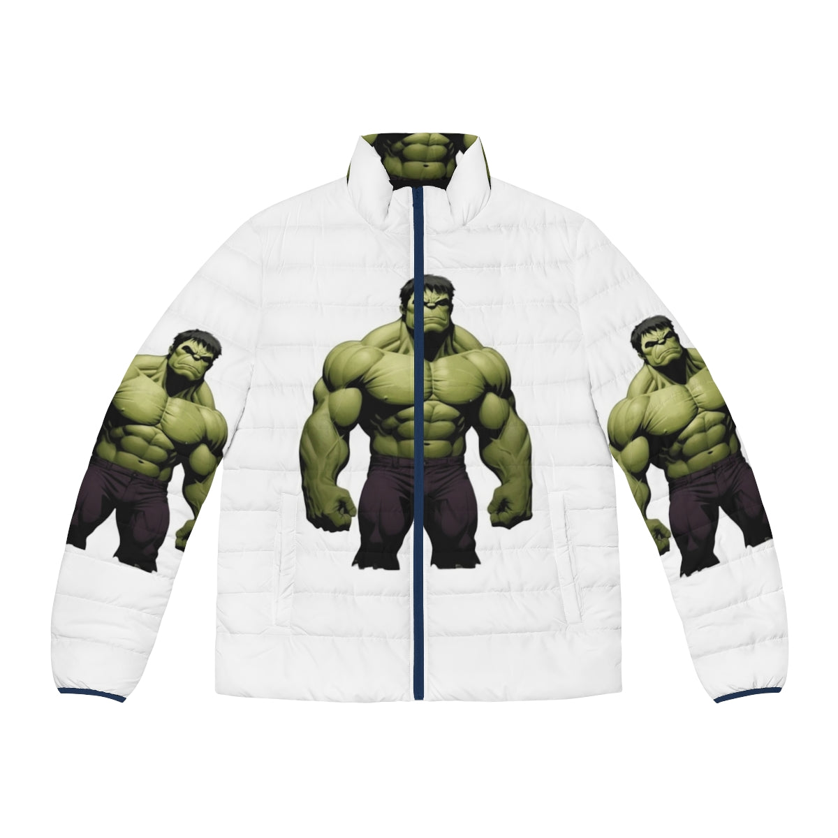 Marvel Superhero Puffer Jacket featuring the Hulk design